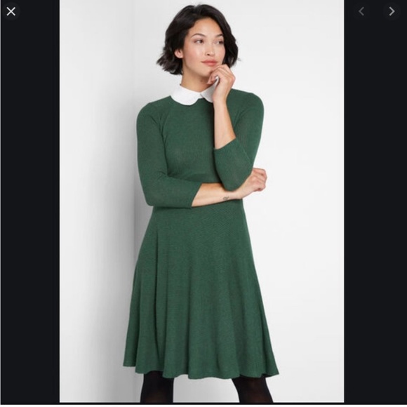 Modcloth Dresses Modcloth Perfectly Proper Peter Pan Collar Knit